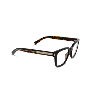 Gafas graduadas Saint Laurent SL 711 OPT 002 havana - Vista tres cuartos