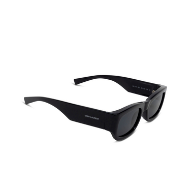 Saint Laurent SL 713 Sonnenbrillen 001 black - Dreiviertelansicht