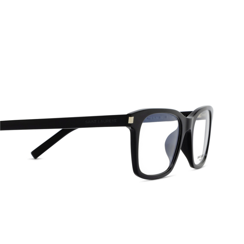 Saint Laurent SL 718 SLIM Eyeglasses 001 black - 3/4