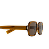 Occhiali da sole Saint Laurent SL 720 005 brown - anteprima prodotto 3/4