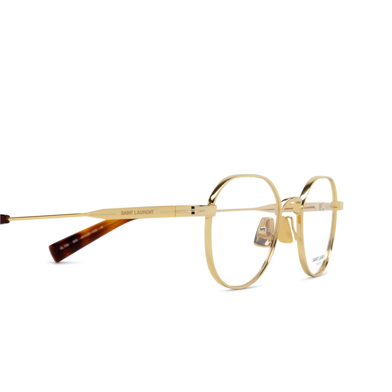 Lunettes de vue Saint Laurent SL 730 003 gold - 3/4