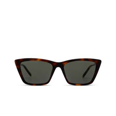 Lunettes de soleil Saint Laurent MICA THIN 003 havana - Vue de face