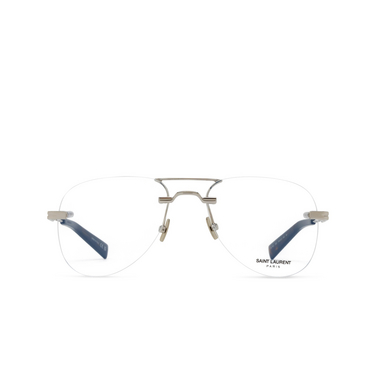 Lunettes de vue Saint Laurent SL 745 001 silver - Vue de face