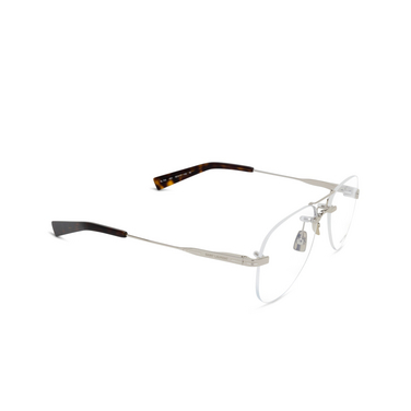 Saint Laurent SL 745 Eyeglasses 001 silver - three-quarters view