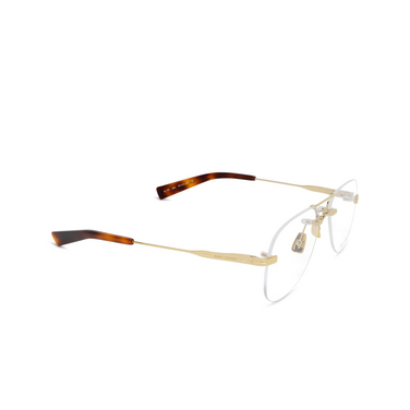 Lunettes de vue Saint Laurent SL 745 002 gold - Vue trois quarts