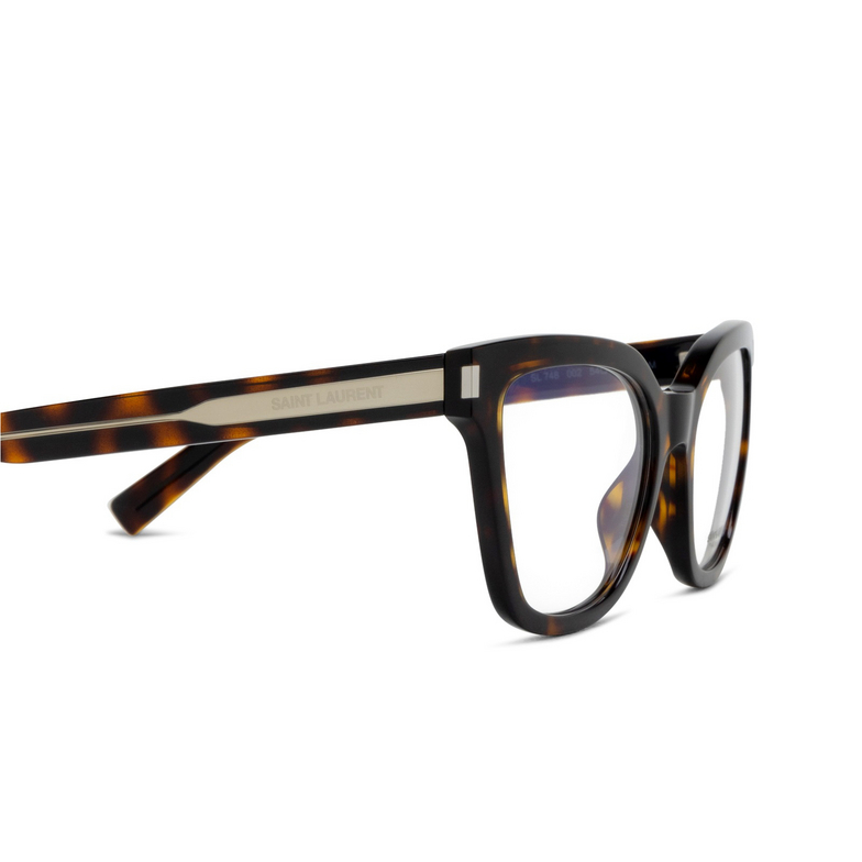 Gafas graduadas Saint Laurent SL 748 002 havana - 3/4