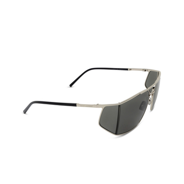 Saint Laurent SL 750 Sunglasses 002 silver - three-quarters view