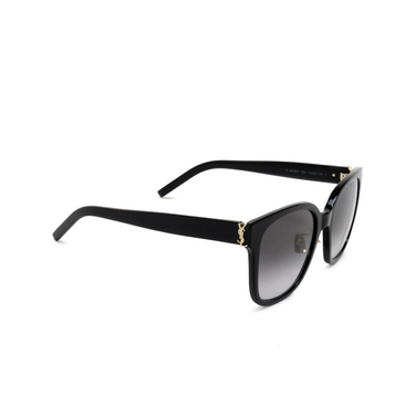 Saint Laurent SL M105/F Sunglasses 002 black - three-quarters view