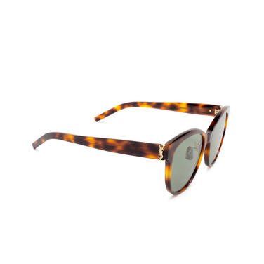 Saint Laurent SL M107/K Sunglasses 003 havana - three-quarters view