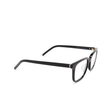 Saint Laurent SL M110/F Eyeglasses 004 black - three-quarters view