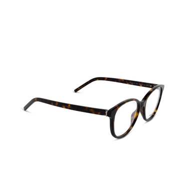 Gafas graduadas Saint Laurent SL M112 005 havana - Vista tres cuartos