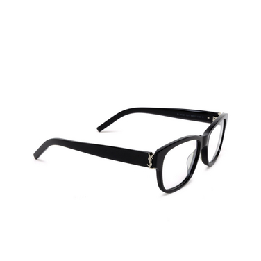 Saint Laurent SL M132 Eyeglasses 001 black - three-quarters view