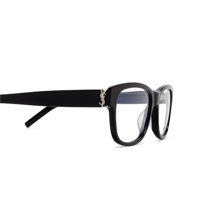 Saint Laurent SL M132 Eyeglasses 001 black - 3/4