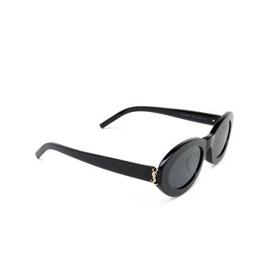Saint Laurent SL M136/F Sunglasses 001 black - three-quarters view