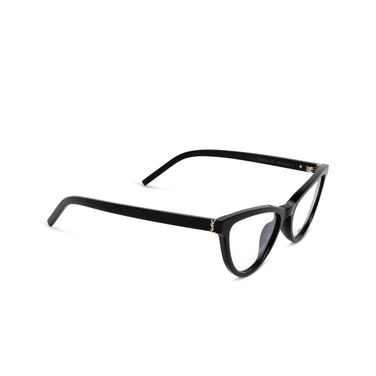 Lunettes de vue Saint Laurent SL M138 001 black - Vue trois quarts