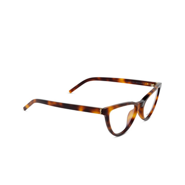 Saint Laurent SL M138 Eyeglasses 003 havana - three-quarters view