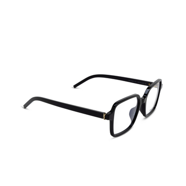 Lunettes de vue Saint Laurent SL M139 001 black - Vue trois quarts