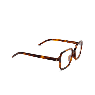 Saint Laurent SL M139 Eyeglasses 003 havana - three-quarters view