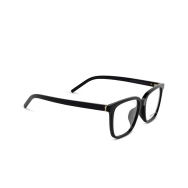 Saint Laurent SL M142/F Eyeglasses 001 black - three-quarters view