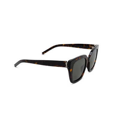 Saint Laurent SL M143 Sunglasses 002 havana - three-quarters view