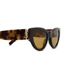 Lunettes de soleil Saint Laurent SL M94 010 brown - Vignette du produit 3/4