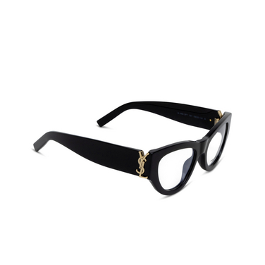 Saint Laurent SL M94 Eyeglasses 001 black - three-quarters view