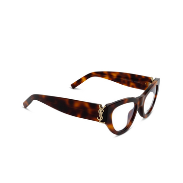 Saint Laurent SL M94 Eyeglasses 002 havana - three-quarters view