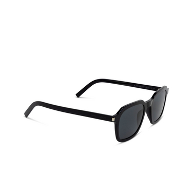 Lunettes de soleil Saint Laurent SL 715 SLIM 001 black - Vue trois quarts