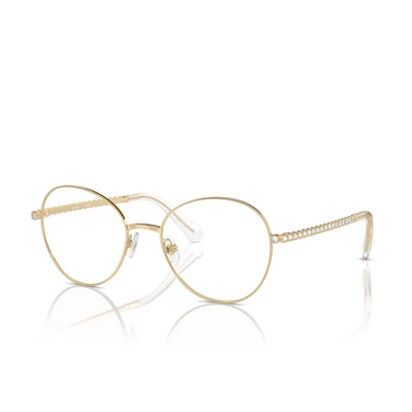 Swarovski SK1013 Korrektionsbrillen 4013 pale gold - Dreiviertelansicht