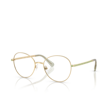 Gafas graduadas Swarovski SK1013 4017 gold - Vista tres cuartos