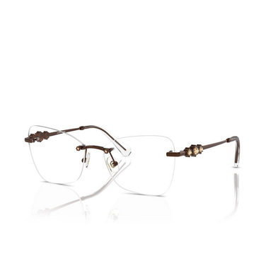 Swarovski SK1014 Eyeglasses 4002 light brown - three-quarters view