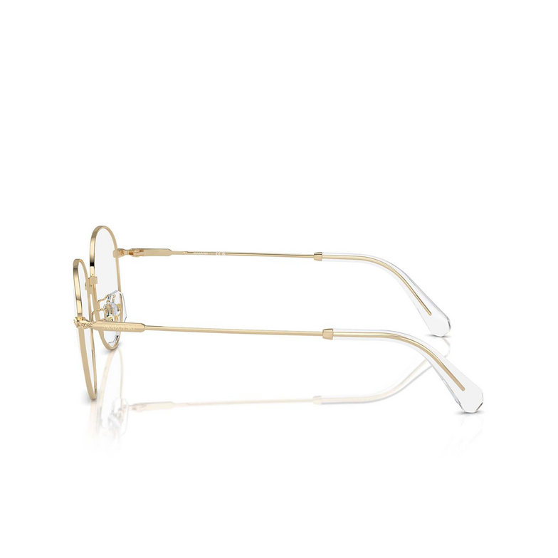 Swarovski SK1016D Eyeglasses 4013 pale gold - 3/4