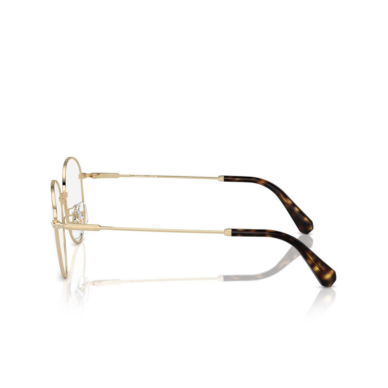 Swarovski SK1016D Eyeglasses 4028 pale gold - 3/4