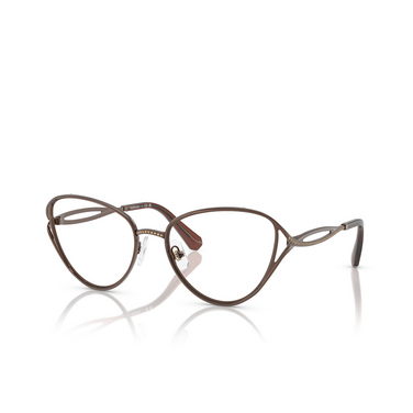 Gafas graduadas Swarovski SK1017 4002 brown - Vista tres cuartos