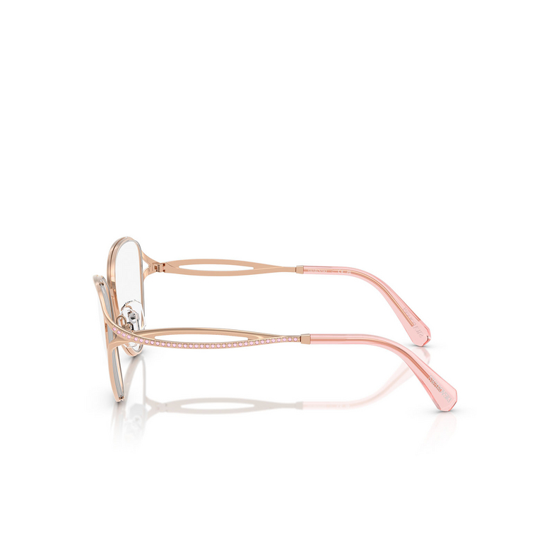 Occhiali da vista Swarovski SK1017 4014 rose gold - 3/4