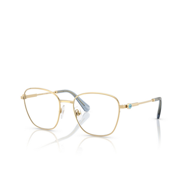 Gafas graduadas Swarovski SK1019 4021 gold - Vista tres cuartos