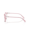 Occhiali da vista Swarovski SK2002 3001 pink transparent - anteprima prodotto 3/4