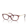 Swarovski SK2017 Eyeglasses 1055 trasparent burgundy - product thumbnail 2/4