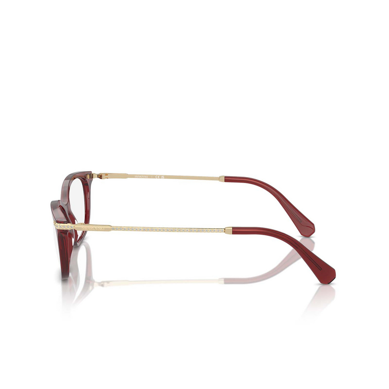 Swarovski SK2017 Eyeglasses 1055 trasparent burgundy - 3/4
