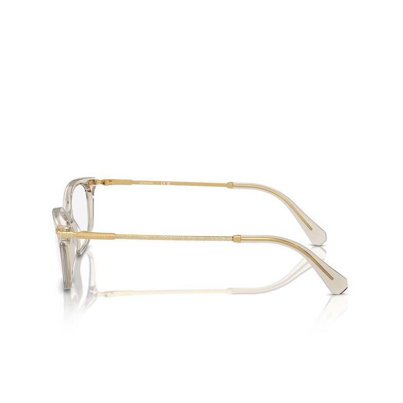Swarovski SK2017 Eyeglasses 3003 transparent beige - 3/4