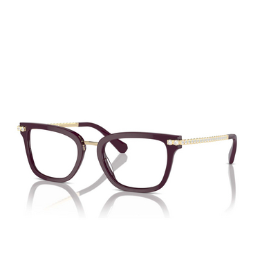 Swarovski SK2018 Korrektionsbrillen 1044 burgundy - Dreiviertelansicht