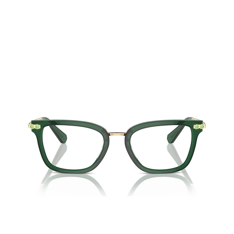 Occhiali da vista Swarovski SK2018 1045 dark green trasparent - 1/4