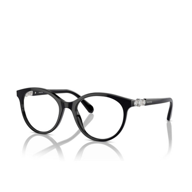 Swarovski SK2019 Eyeglasses 1001 black - three-quarters view