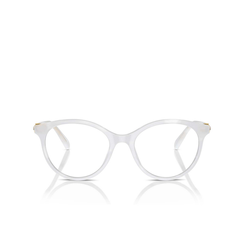 Swarovski SK2019 Eyeglasses 1042 opal white - 1/4