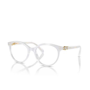 Swarovski SK2019 Eyeglasses 1042 opal white - three-quarters view