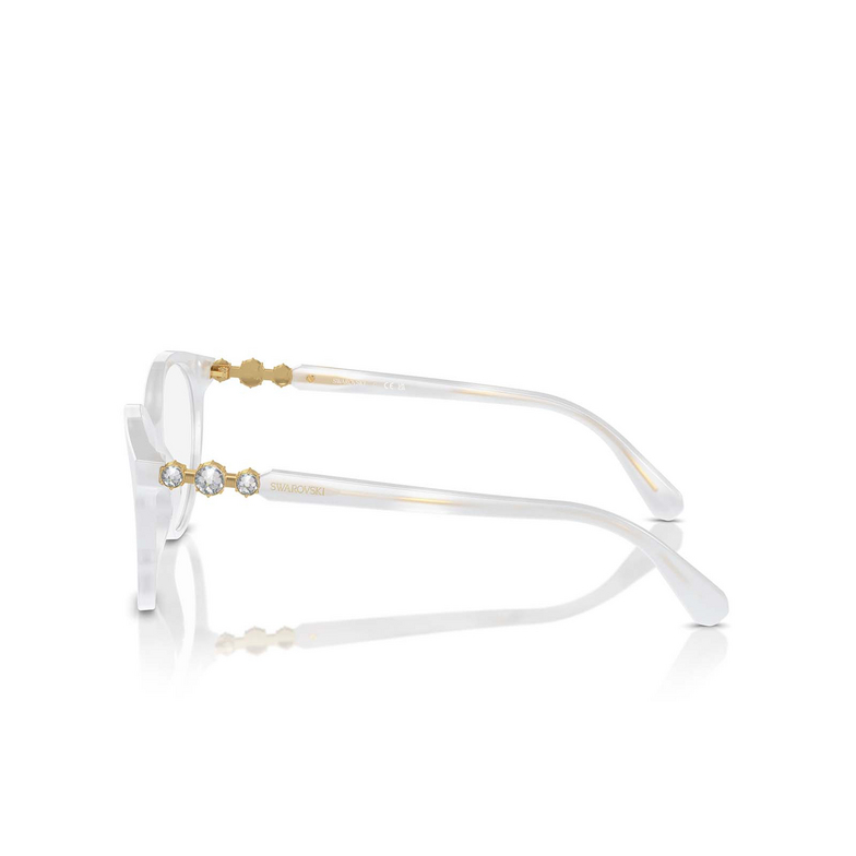Swarovski SK2019 Eyeglasses 1042 opal white - 3/4