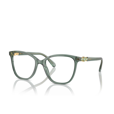 Swarovski SK2020 Eyeglasses 1043 transparent green - three-quarters view