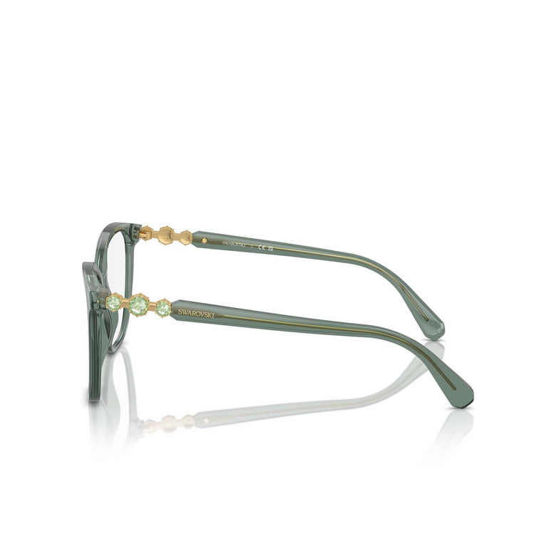 Swarovski SK2020 Eyeglasses 1043 transparent green - 3/4