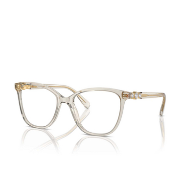 Swarovski SK2020 Eyeglasses 3003 transparent beige - three-quarters view