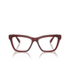 Swarovski SK2021 Eyeglasses 1055 trasparent burgundy - product thumbnail 1/4